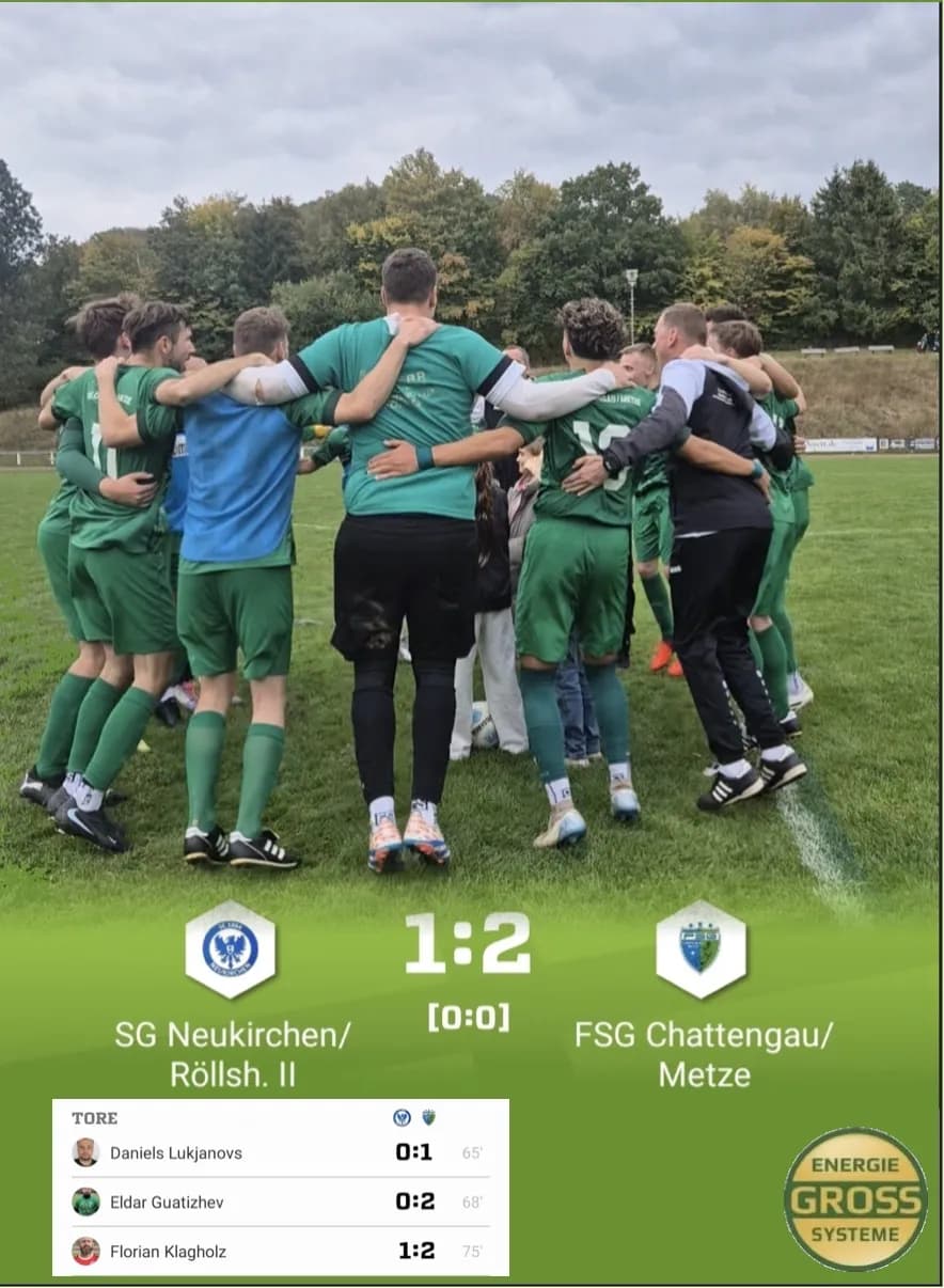 SG Neukirchen / Röllshausen II – FSG Chattengau/Metze