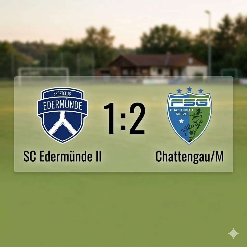 Spielbericht SC Edermünde II – FSG Chattengau/Metze 1:2